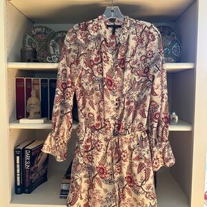 Floral Print Women's One Piece Skort